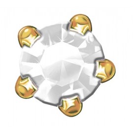 ESTELLE. Gold Plated Regular (RG604) Crystal 1pc