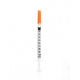 CHIRANA. Insulin syringe + 29G needle 1ml (mitte eemaldatav nõel)             
